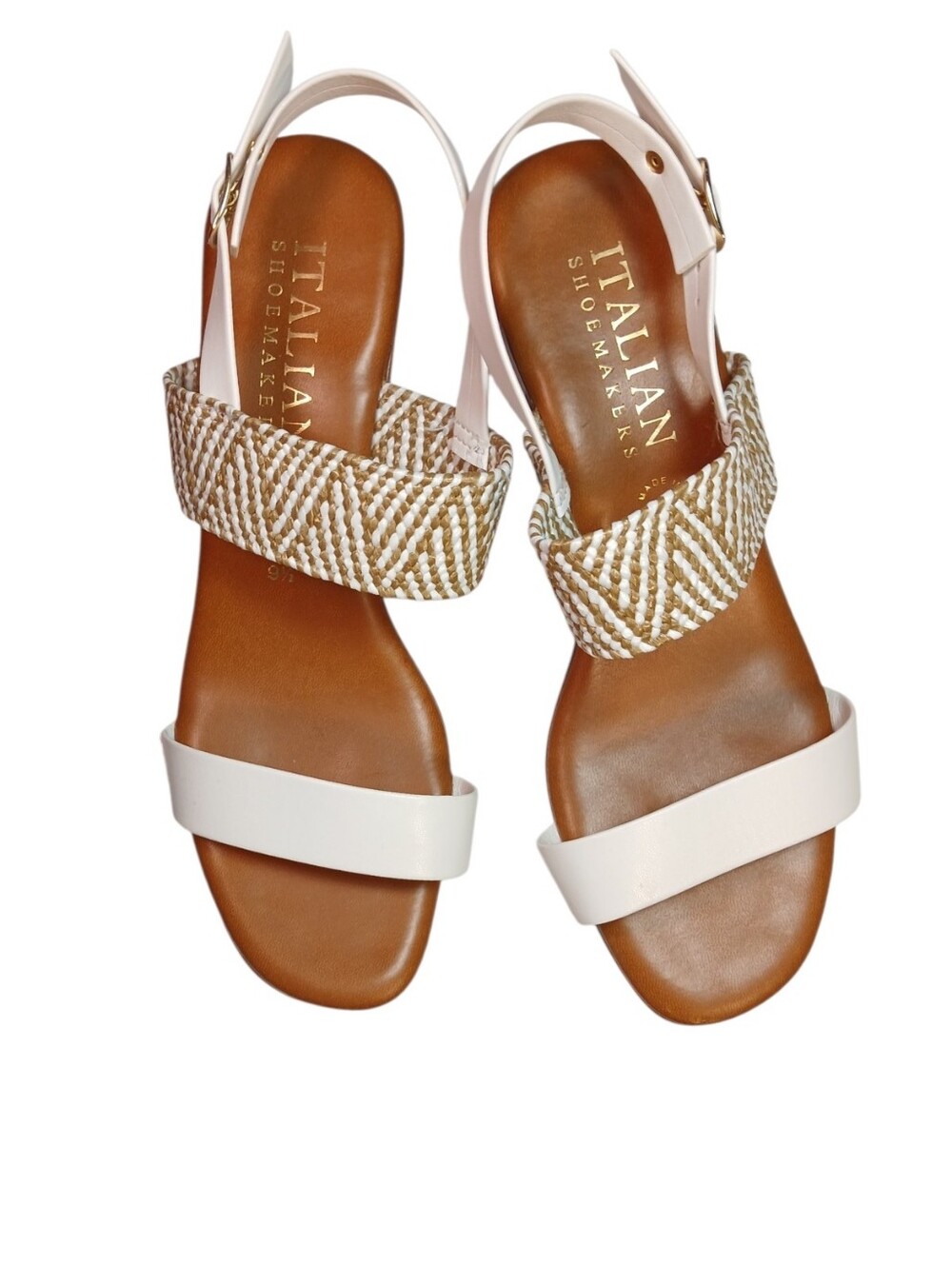 Italian Shoemaker 2" Heel Sandals sz 9.5 - Picture 3 of 9